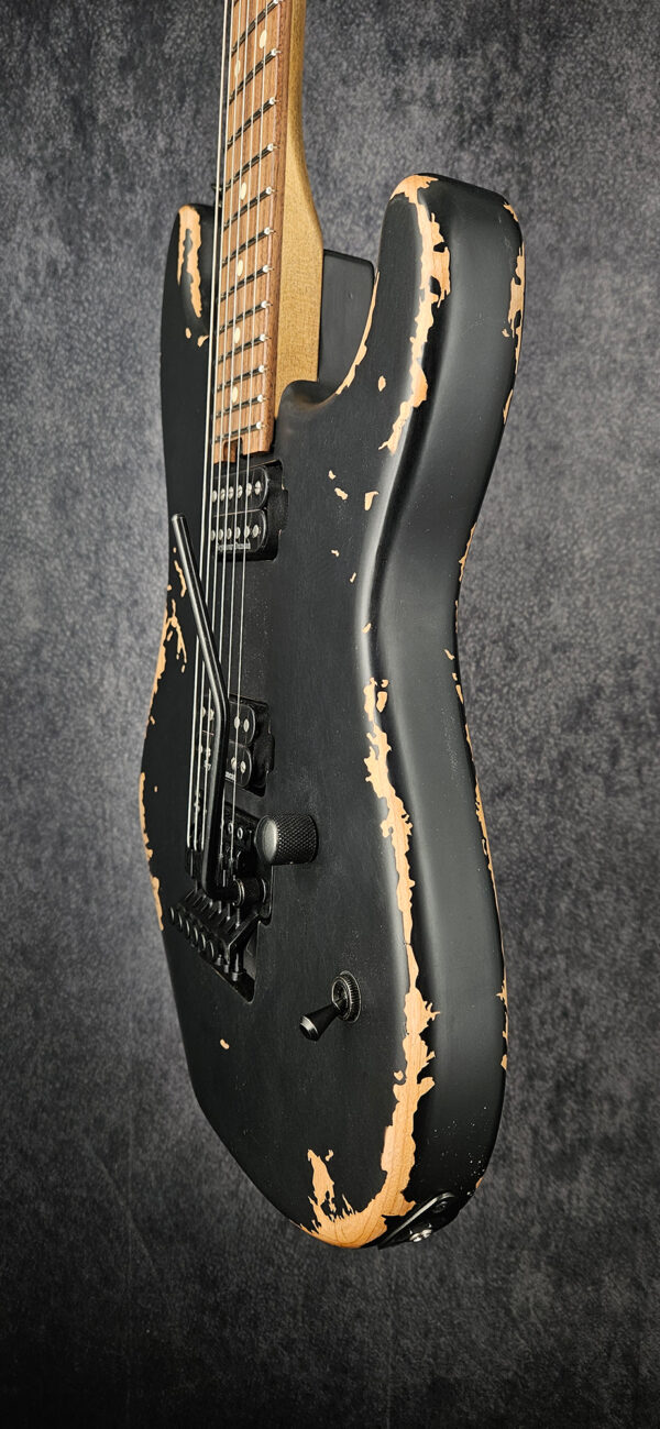 Charvel Pro-Mod Relic San Dimas Style 1 - HH FR PF - Weathered Black - Image 8