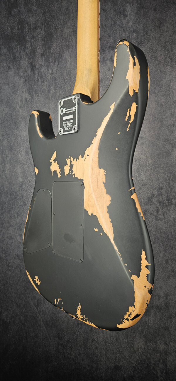 Charvel Pro-Mod Relic San Dimas Style 1 - HH FR PF - Weathered Black - Image 13