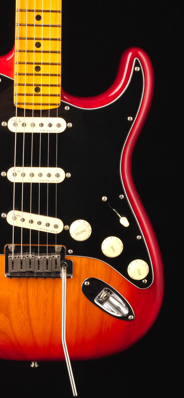 Fender Ultra Luxe Stratocaster Guitar - Maple Fretboard - Plasma Red Burst - USED - Image 6