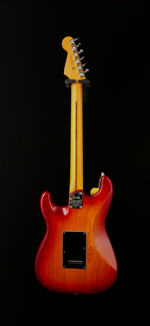 Fender Ultra Luxe Stratocaster Guitar - Maple Fretboard - Plasma Red Burst - USED - Image 9