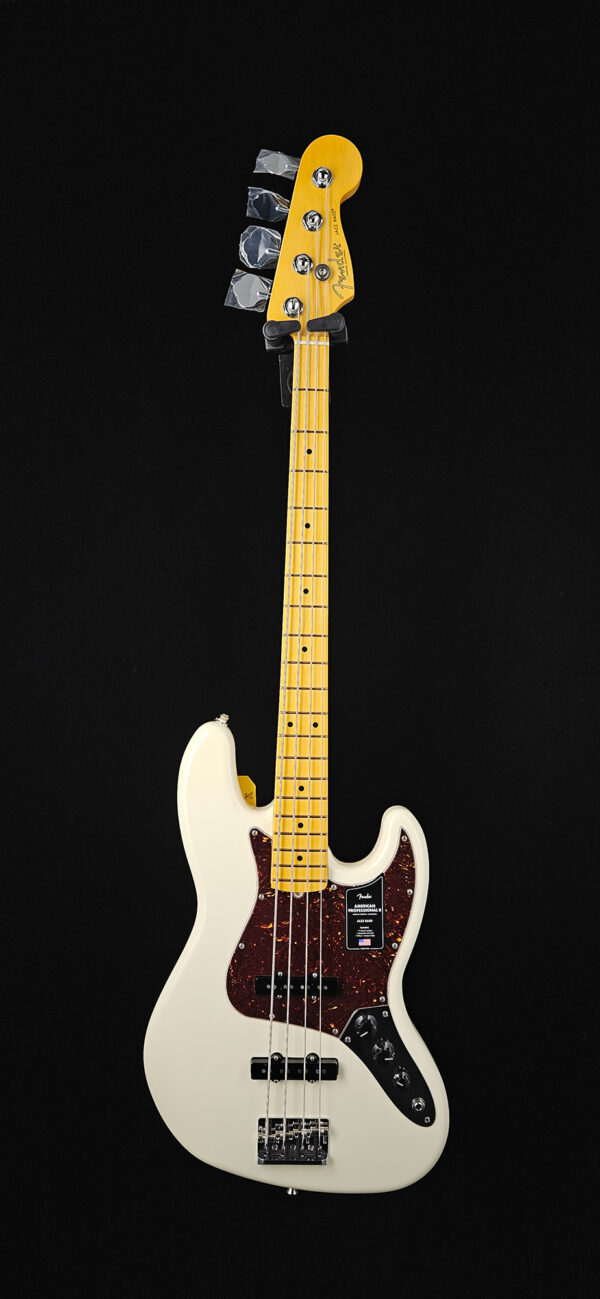 Fender American Professional II Jazz Bass - Olympic White w/ Maple Fingerboard - NEW - Image 2