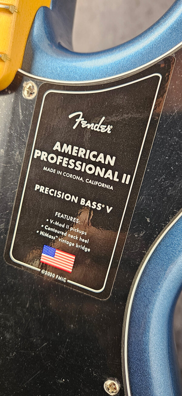 Fender American Professional II Precision Bass 5 - Dark Night - NEW ! - Image 5
