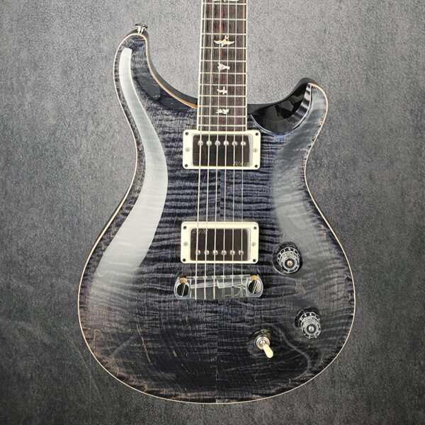 2024 PRS McCarty Electric Guitar w/ Straight Stoptail - Gray / Black - Upgrade Tuners