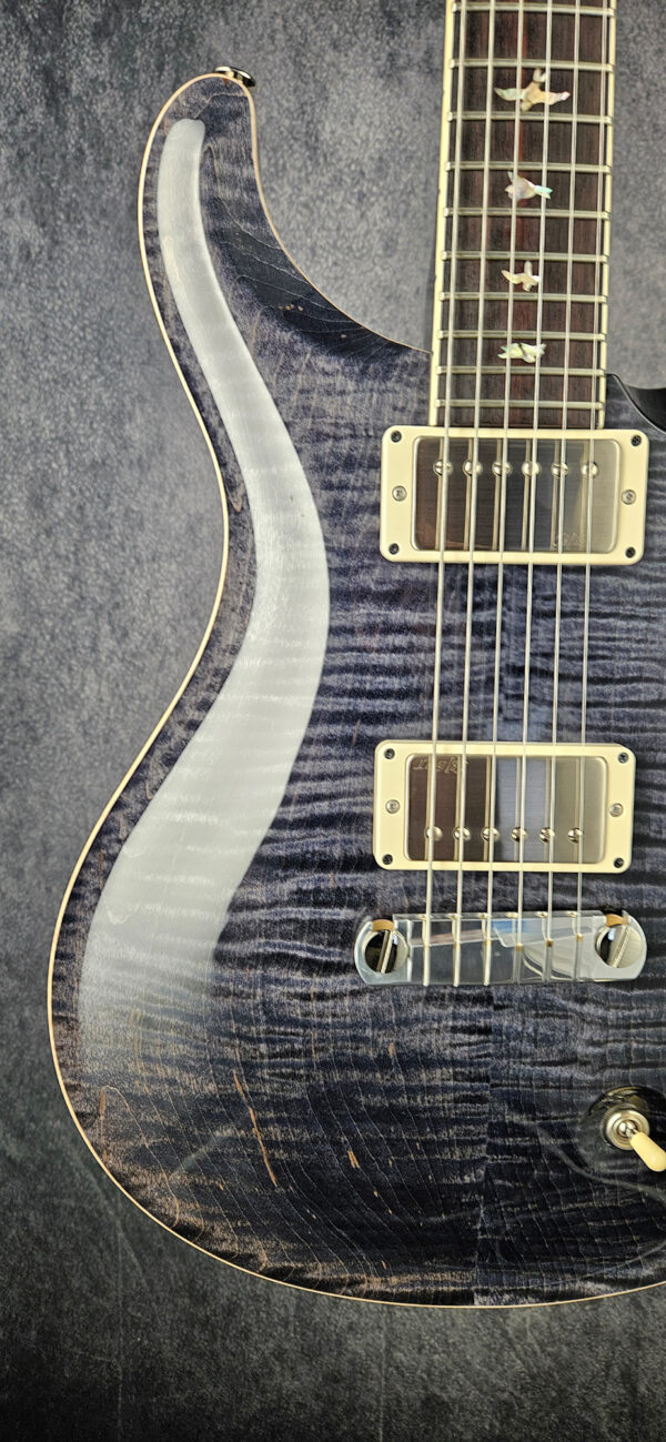 2024 PRS McCarty Electric Guitar w/ Straight Stoptail - Gray / Black - Upgrade Tuners - Image 5