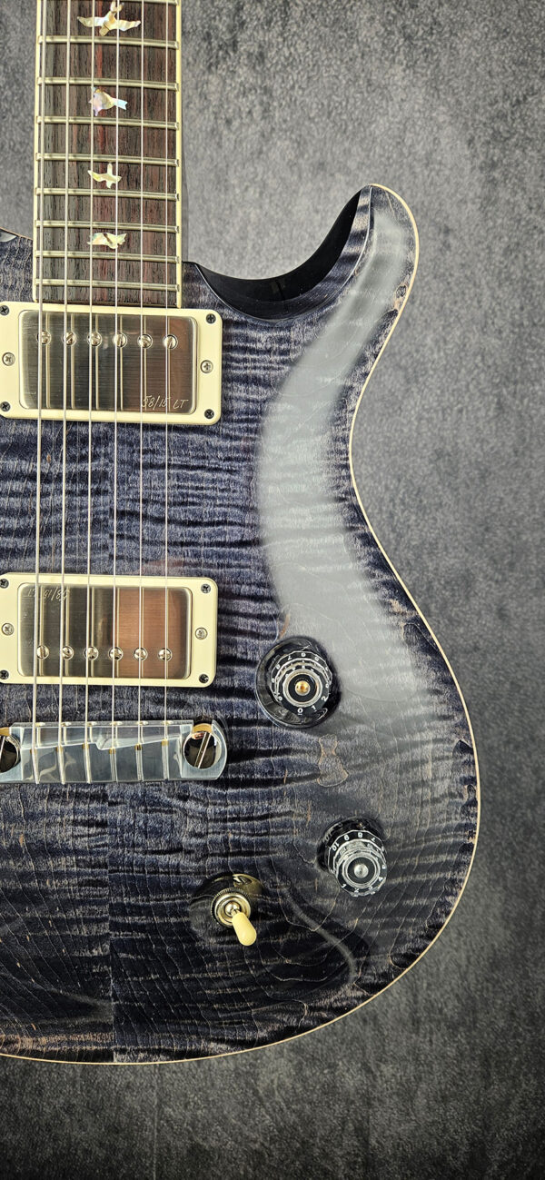 2024 PRS McCarty Electric Guitar w/ Straight Stoptail - Gray / Black - Upgrade Tuners - Image 6