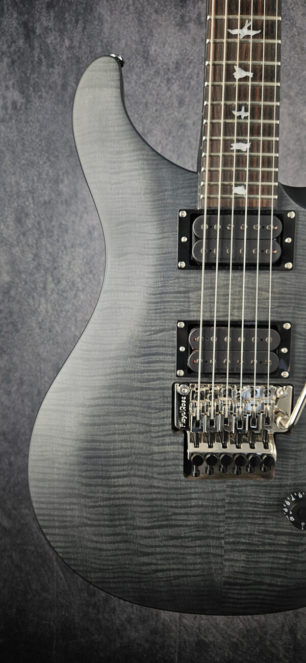 PRS SE Custom 24 Floyd - Stealth Satin - Seymour Duncan Pick Ups - Image 3