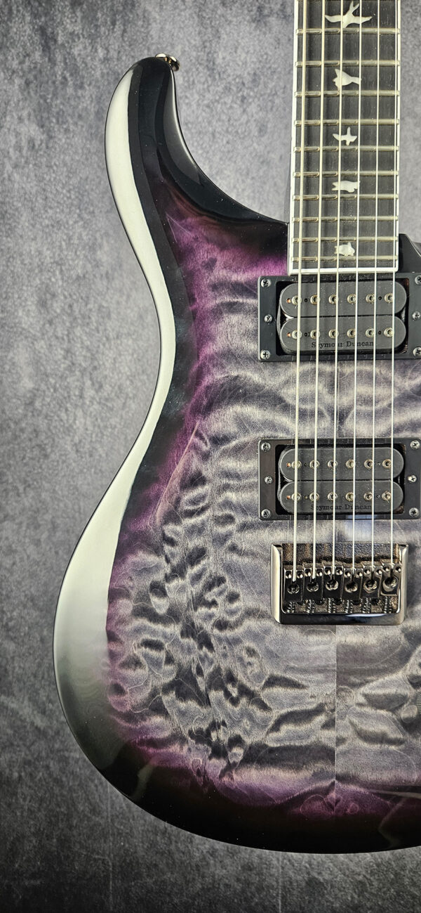 PRS SE Mark Holcomb Electric Guitar - Purple Holcomb Burst - PRS Locking Tuners - Image 5