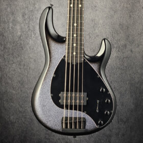 Ernie Ball Music Man StingRay Special 5 HH Bass Guitar - Smoked Chrome with Ebony Fingerboard - NEW !