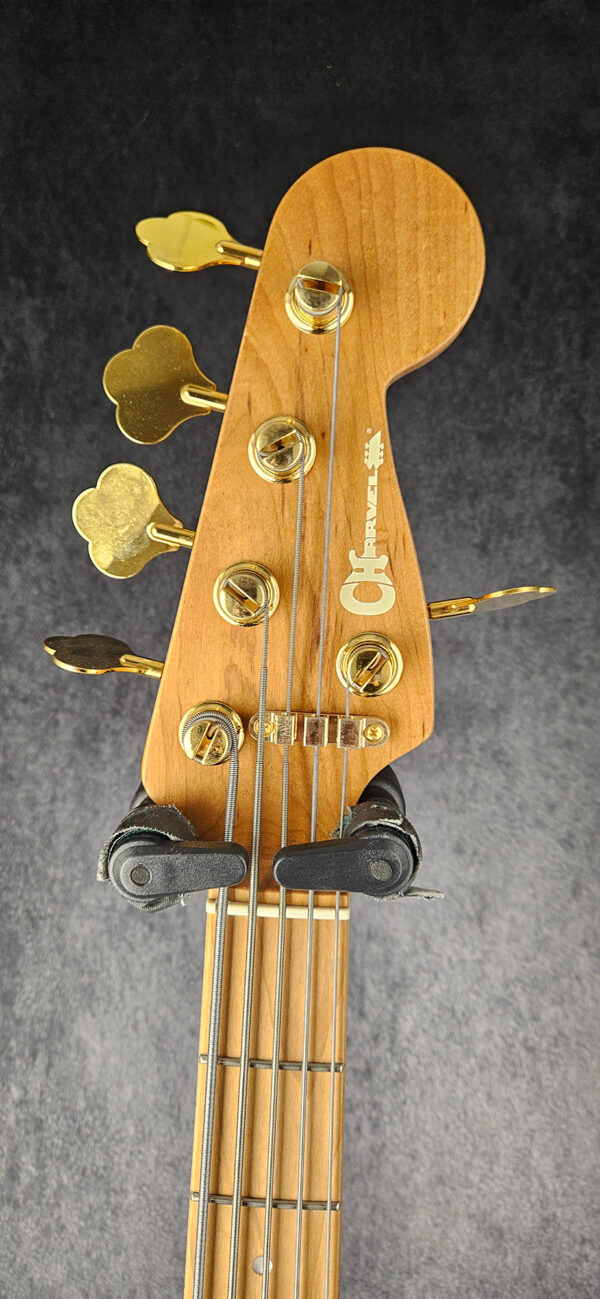 Charvel Pro-Mod San Dimas Bass JJ V, - Lambo Green Metallic - NICE ! - Image 3