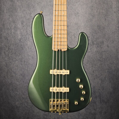Charvel Pro-Mod San Dimas Bass JJ V, - Lambo Green Metallic - NICE !