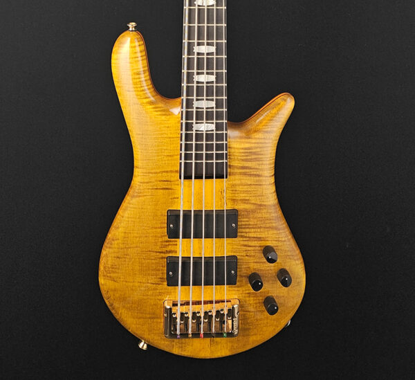 Spector Euro 5 LT Bass Guitar - Tiger Eye Gloss - Hard Case - USED