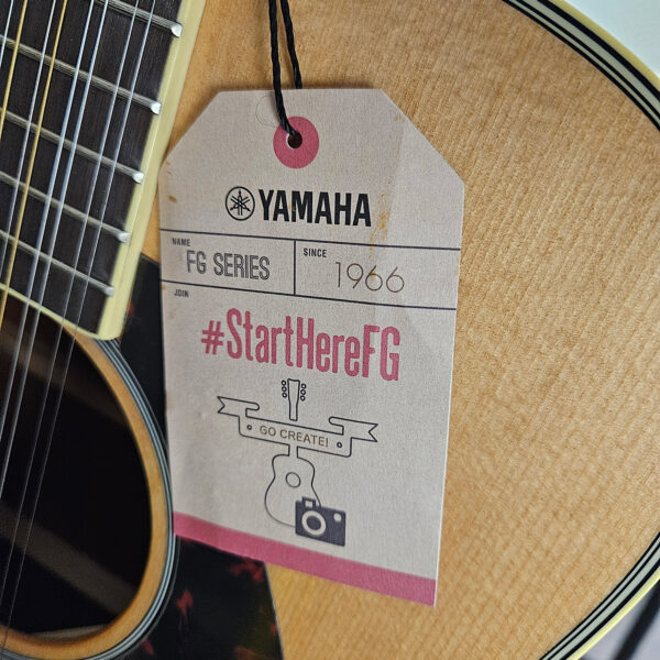 Yamaha FG820 12-String Acoustic Guitar - Natural - Image 9