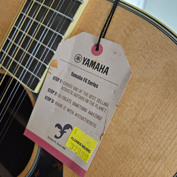 Yamaha FG820 12-String Acoustic Guitar - Natural - Image 10