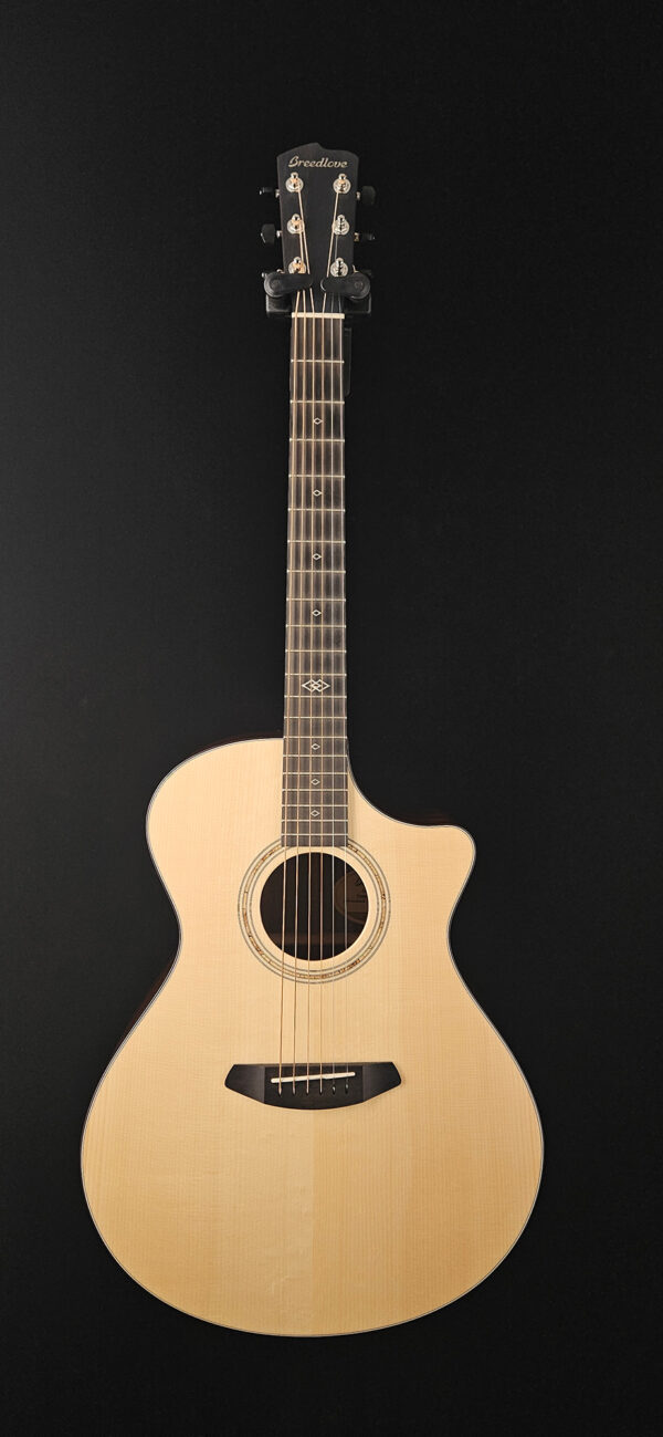 Breedlove Premier Concerto CE Adirondack-East Indian Rosewood Acoustic-Electric Guitar Natural - Image 2