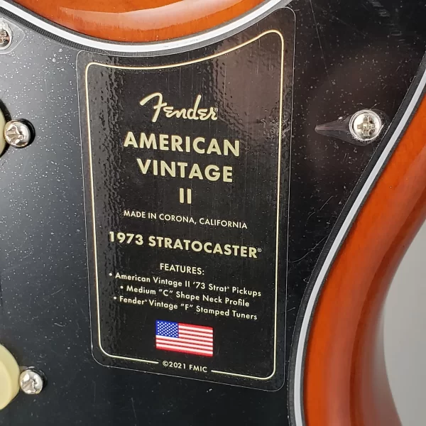 Fender American Vintage II 1973 Stratocaster Electric Guitar - Mocha - Image 8