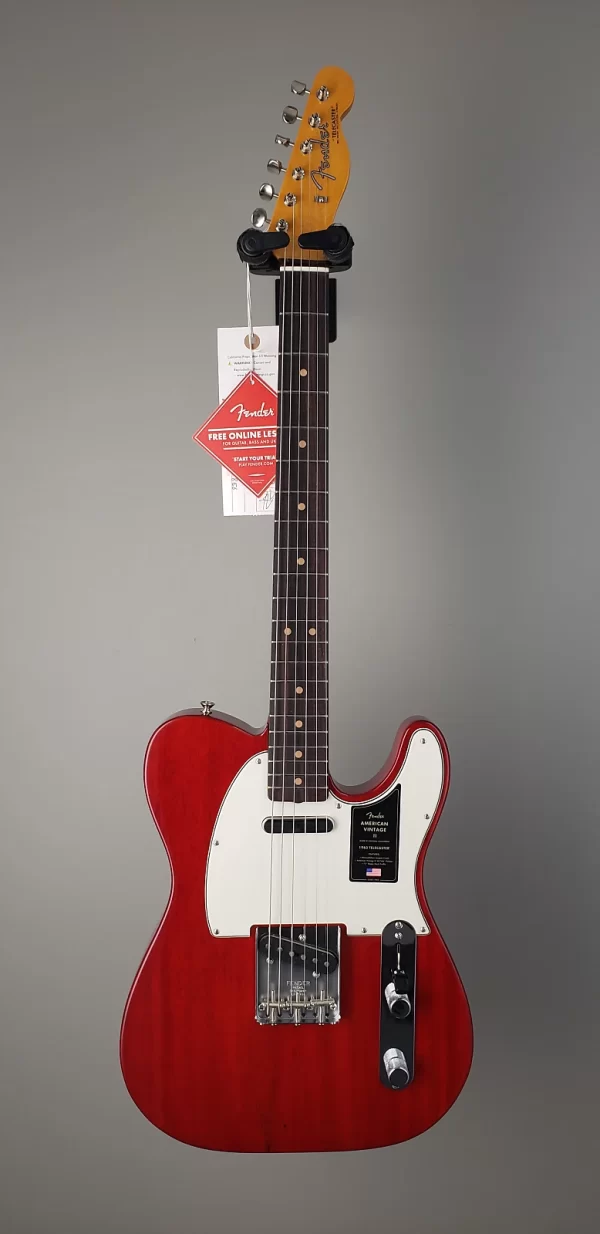 1963 Fender Telecaster American Vintage II - Crimson Red Trans - NICE ! - Image 7